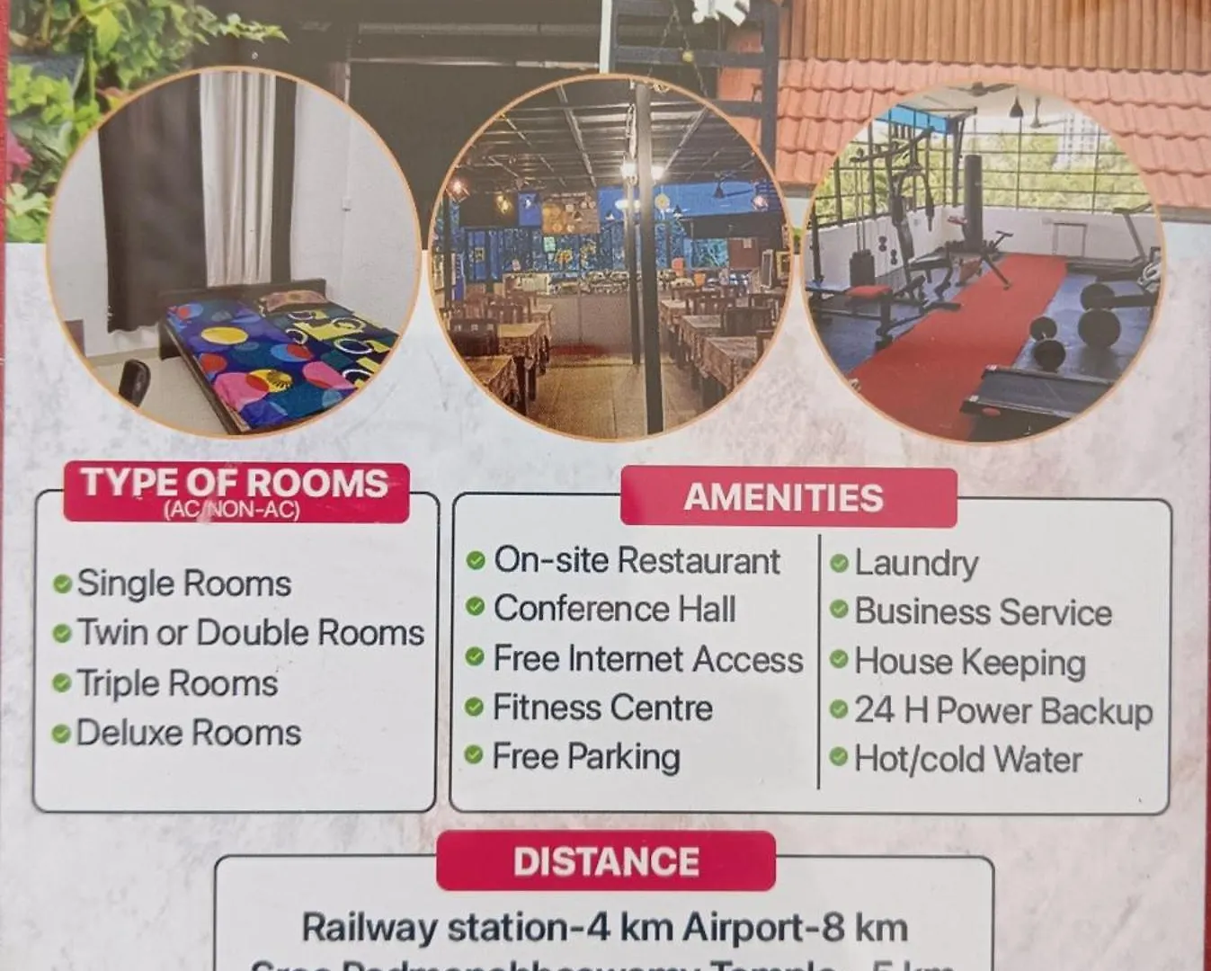 Ac Executive Rooms 트리반드룸 0*,  인도